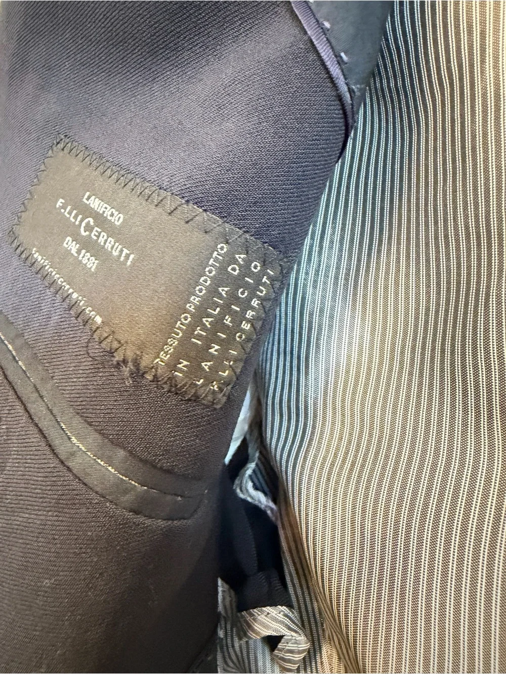 Banana Republic Navy Single-Breasted Tailored Blazer